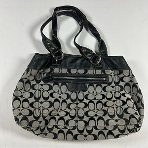 Coach Penelope Signature Printed Shoulder Purse Handbag F15533